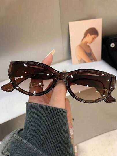 قطعة واحدة نظارات نسائية كلاسيكية كلاسيكيات أوروبية وأمريكية، أنيقة، مناسبة للنظارات النسائية العصرية التي تلبس في مواسم مختلفة، طراز مسبق للعودة إلى المدرسة