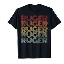 Ruger Family Matching An Football Player I Love Ruger T-Shirt]DI Birthday Gifts - Black - View 1