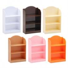 1pc 7-Color Mini Shelf, Mini Display Rack, Mini Snack Storage Rack, Realistic Supermarket Shelf Model, Supermarket Shelf Model, Decorative Ornament, Miniature Model, Dollhouse Accessory, Photography Prop - Multicolor - View 6