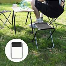 1pc Portable Folding Chair Bench Fishing Stool Travel Camping Horse Stool Stools Train Subway Queuing Portable Stools Outdoor Tool Small Stool Fishing