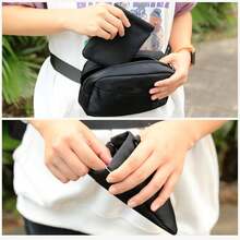 Bolsa de premio para mascotas, hebilla magnética mejorada, bolsa de cintura multifuncional de gran capacidad, correa de cintura ajustable, adecuada para entrenamiento de mascotas, paseos, viajes al aire libre, trabajo y viajes diarios (solo la bolsa) - Multicolor - Ver 9