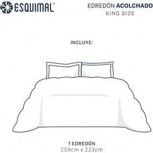 ESQUIMAL Edredón Acolchado Relleno Down Ultra Suave.para Todo Clima.para Uso como Edredón o para Funda Duvet.Hipoalergénico.(Blanco, King Size) LDR5 - azul - Ver 8