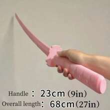 1 Pc Building Block Samurai Sword Telescopic Rotating Long Sword Cosplay Special Decompression Stunt Model Prop For Anime And Role Play