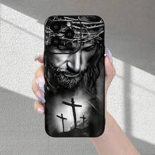Thorns Crown Phone Case For IPhone 16 Pro Max, 16, 15, 15 Pro, 14, 14 Plus, 13, 12, 11, Xs Max, Made Of TPU, Shockproof, Slim & Tough, Pocket Friend, Anti-Scratch Mobile Phone Protective Shell - 黑色 - 查看 6
