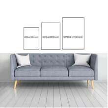 Juego de 3 impresiones de lienzo de lujo enmarcadas como arte de pared, pintura islámica abstracta, arte de pared de lienzo, pintura mural para regalo, dormitorio, oficina, sala de estar, cafetería, bar, decoración de pared, decoración del hogar y la habitación