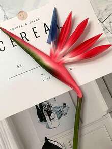 1/3/12Pcs 22-Inch Artificial Flowers Birds Of Paradise Greens Indoor And Outdoor Garland Home Garden Office Balcony Wedding Party Decorations, Outdoor, Shop Decorations, DIY Crafts, Table Centerpieces, Spring, Summer, Fall And Winter Universal Decorative Flowers Home Decor Back To School Room Decor School Supplies