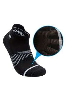 6/12 Pairs Unisex Solid Color Casual Sports Compression Socks, Soft & Comfortable Ankle Support, Suitable For All Seasons