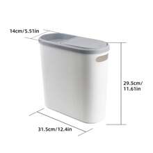 10L Litre Large Capacity Kitchen Trash Can Waste Bin Press Garbage Can With Lid Bathroom Household Creative Bin Back To School