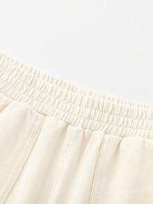 Balabala 2025 New Summer Kids Cotton Casual Shorts, Boys Knee-Length Pants - Milky White - View 3