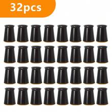 8/16/32pcs X-Small Silicone Chair Leg Covers/Furniture Sliders With Felt Pads - Noise Reducing Chair Legs Floor Protectors For Hardwood Floors,Effectively Protect The Floor And Table Legs(4 Colors Available)