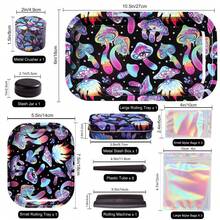 20 Pack Jellyfish Rolling Tray Metal Crusher Rolling Machine Tube Stash Box Combo - Jellyfish - View 3