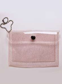 1pc Japanese Coin Holder Wallet Portable Small Change Purse Currency Organizer Travel Transparent Card Case For Women For Men Wallet Mini Wallet Purse Wallet Travel Wallet Coin Wallet Wallet
