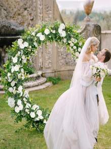 1pc 2.2m Artificial Rose Vine With 10 Roses, Silk Flower Garland For Home Decor, Wedding, Living Room, Covering Pipes