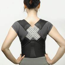 1Pc Posture Corrector Sports Strap For Men & Women.Alleviate Hunchback & Slouching, Shoulder Sculpting, Breathable & Adjustable Design. Made With High - Elasticity Material, Ergonomic Cross-Back Structure For Comfortable Support. Ideal For Daily Wear, Office Work & Gym Workouts. Say Goodbye To Bad Posture And Hello To A Confident, Healthy You! Shaped Shoulder&Back Strap