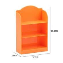 1pc 7-Color Mini Shelf, Mini Display Rack, Mini Snack Storage Rack, Realistic Supermarket Shelf Model, Supermarket Shelf Model, Decorative Ornament, Miniature Model, Dollhouse Accessory, Photography Prop - Multicolor - View 7