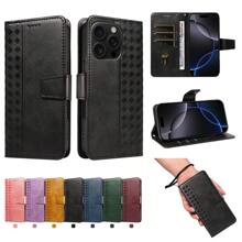 Funda de cartera resistente a caídas compatible con iPhone 6/7/8 Plus, X/XS Max, XR, 11/12/13/14/15/16 Pro Max, funda tipo flip para protección de hombres y mujeres, talla grande