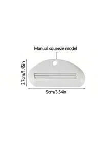 1pc Automatic Toothpaste Dispenser & Wall Mounted Toothbrush Holder, No Drilling Required, For Bathroom Or Toilet Home Bathroom Decor Summer Back To School
