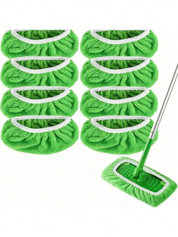 1pc/3pcs Microfiber Mop Pad, Reusable, Washable Mop Replacement Cloth Cover, Highly Absorbent, Removes Pet Hair, - Friendly Household Cleaning Supplies Cleaning Tool Accessories