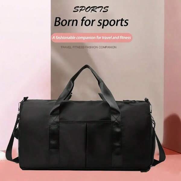 Round Bucket Travel Bag, Waterproof Dry-Wet Separate Pocket With Shoe Compartment Storage, Short Training, Business Trip Travel, Sports Bag, Fitness Bag, Swimming Beach Running, Outdoor Camping Tote Bag, 30-Liter Dance Hospitalization, Large Capacity Carry-On And Pull-Out Suitcase, Weekend Travel Bag, Luggage Bag, Hand Bag, Shoulder Crossbody Travel Bag Bag For School School Accessories School Stuff