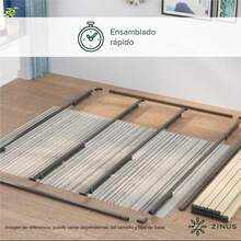 Zinus Euro Inteligente| Base de Cama Matrimonial de Metal con Espacio de Almacenamiento| Fácil de Armar y con 5 años de Garantía - 1 - Ver 4