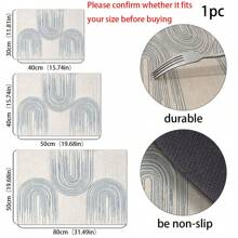 1pc Simple Printed Washing And Drying Mat, Super Absorbent, Table Decoration, Sink Absorbent Quick-Drying Table Mat, Washable, Foldable And Quick-Drying Mildew-Proof.