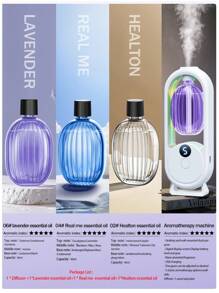 Ambientador eléctrico pequeño para baño de 40ml con carga USB, desodorizante eléctrico para interiores, difusor de aromaterapia para el hogar con luz nocturna de color y 5 modos de rociado intermitente, adecuado para uso diario en el hogar/oficina/hotel/coche y otras escenas interiores