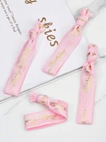 10pcs-Multicolor Birthday Party Wristbands, Bracelets, Elastic Bracelets, Party Supplies