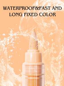 GuangNa 72/24/12 Colors Direct Liquid Acrylic Marker Pens, Students Use Art Professional Drawing Drawing Color Soft-Head Marker Paper-Tight Stackable Diy Graffiti Coloring Book Coloring Pen Can Draw Glass Stone Waterproof Body Painting Brush Christmas Gift Back To School