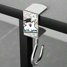 2个多功能包包挂钩，适用于家庭、办公室和起居空间，无需钻孔安装，可挂在桌边或桌面，节省空间，可用于悬挂手提包、背包、钱包、购物袋、挂绳及其他配件，坚固耐用的不锈钢材质，轻巧却承重力强，是玄关、卧室、厨房、宿舍、旅行和工作空间收纳的理想之选。 - 彩色 - 查看 7