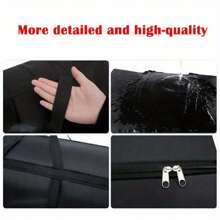 1pc Cloth Quilt Storage Bag, Foldable Clothes Organizer Bag, Large Capacity Luggage Packing Bag