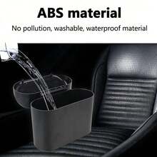 1个带盖黑色车门垃圾桶，防漏悬挂式垃圾桶，附赠30个垃圾袋，易于安装在车门和后座上，适用于大多数车型。 - 彩色 - 查看 6