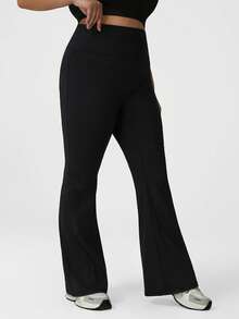 Sodalemon 大码女式阔腿舞蹈裤，高腰瑜伽/健身喇叭裤，春夏