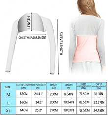 Golf Cooling Shawl Arm Sleeve Sun Protection Breathable & Comfortable For Women Golf & Outdoor Sports - Pink - View 11