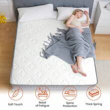 Good Nite 18CM Hybrid Mattress Single/Small Double/Double/King – Spring & Memory Foam, Orthopaedic Zoned Support, Quiet H6 Firm, 7 Inch Bed Mattress For Adults, Guests, Rental Homes & Everyday Use - White - View 6