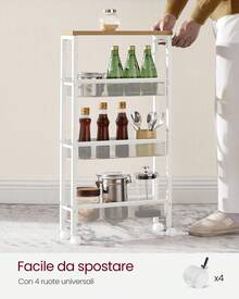 Storage Carts - Beige - View 5