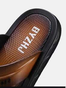 Men's Fashion Pliers - Comfortable Non-Slip Soles, Soft Padded Insoles, Summer Beach Casual Slippers, Round Design, Suitable For Daily Casual Walking, Multi-Function Slippers, Shower Shoes