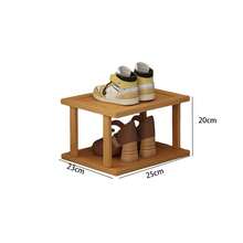 DIY Vertical Bamboo Wood Shoe Rack - Multi-Functional Vertical Storage Rack, Space-Saving Home Organizer For Various Rooms, Wood Board Structure - Multicolor - View 15