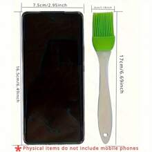 1 Silicone Barbecue Oil Brush, High Temperature And Durable Barbecue Brush, Seasoning Brush, Butter Brush, Cake Baking, Cooking Tools