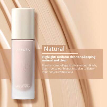 Zeesea 面部妆前乳霜模糊毛孔颜色校正妆前乳保湿亮肤 30g