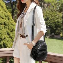 1PC Ladies' Shoulder Bag PU Soft Leather Texture Small Square Bag Simple Middle-Aged Mother Crossbody Bag