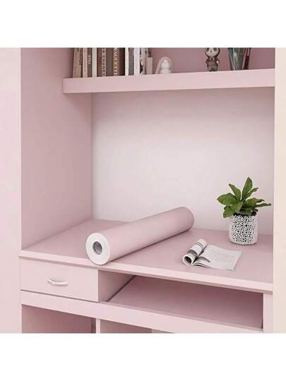 Roll Matte Texture Sticky Sticker Self Adhesive Vinyl Paper Cabinet Dining Tafel Bureau Furniture ation Children's Room Warm Home Wallpaper Wand Stickers view 2