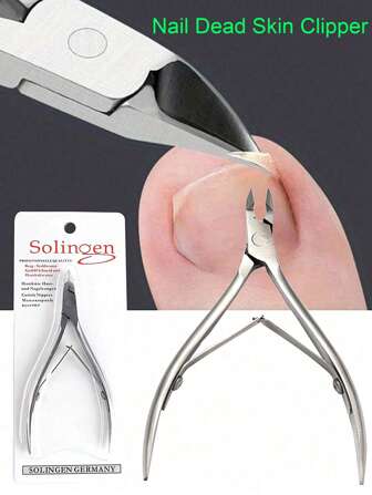 1PC Nail Dead Skin Clipper – Stainless Steel Cuticle Cutter For Manicure & Pedicure Care