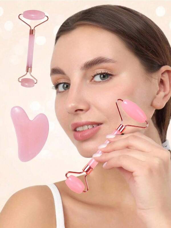 1/2 Pieces Massage Tool, Face And Body Massage Tool, Romantic Valentine's Day Gift, Beauty Skin Care Tool For Face, Eye And Neck Massage, Relieve Tension, Reduce Wrinkles And Puffiness, Makeup Tool For Daily Skin Care, Travel, Wedding, Party, Birthday