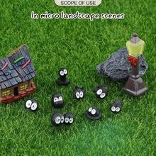Cute Soot Sprites,35 Pcs Automotive Interior Decoration Accessories Car Rearview Mirror And Dashboard,Cute Anime Decor Home Garden Office,Funny Ornament Gifts(Black) - Black Varied Soot Sprites - 查看 3