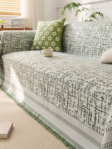 Neuer Sommerkühle Seidentuch Sofabezug Set 2025, moderner minimalistischer Kühlbezug für Sofa Sitzkissen Matte Couch Decke Wohnzimmer Dekoration