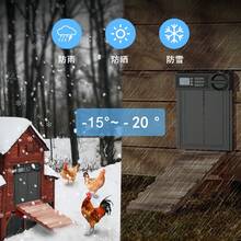 1pc Automatic Coop Door, Waterproof Coop Door, Battery Operated, Automatic Light Sensitive Coop Door Opener With Sensor, Electric Coop Door With Anti-Trap Design, Automatic Opening And Closing Coop Accessories For Safe Chicken Farms