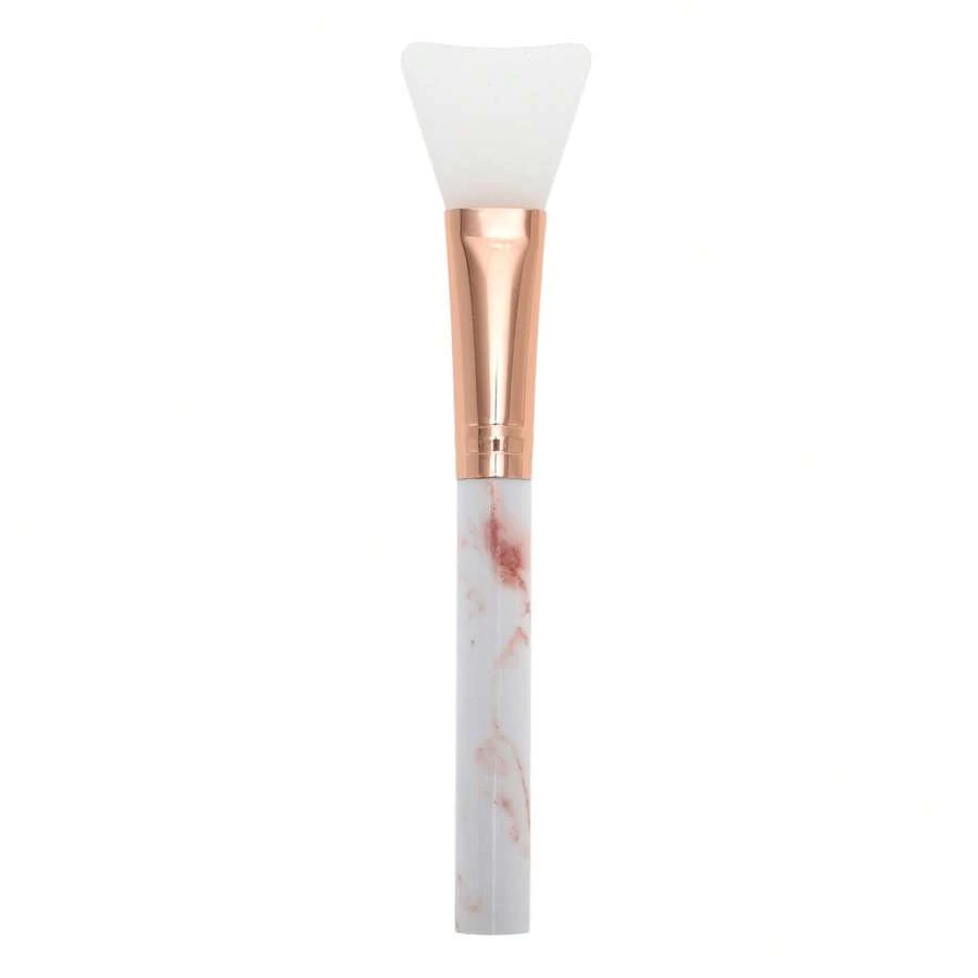 1 Pc Mask Brush, Lightweight Marble Facial Clay Masks Brush Applicator - 棕色 白色 - 查看 1
