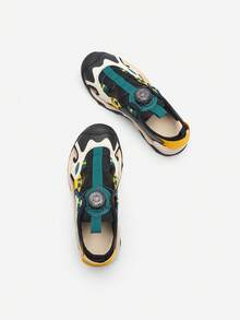 Balabala Kids' Sandals Boys' Girls' Sports Shoes River Shoes 2025 Summer New Anti-Slip Breathable - Dark Green - View 4