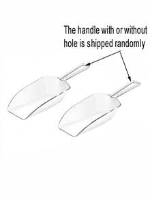 4/6/8PCS/Set Plastic Ice Shovel Kitchen Flour Food Candy Ice Cream Scoop Dessert Pelles Bonbons Beans Scoop Party Buffet Kitchen Tool Perfect For Parties, Weddings & Daily Use, For Outdoor, Camping, Gift For Father - White - View 11