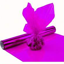 1 لفة من ورق التغليف السيلوفان الملون، بطول 100 قدم وعرض 15.7 بوصة، مناسب لسلال الهدايا، ديكورات عيد الميلاد، تغليف باقات الزهور وغيرها. مصنوع من مواد بلاستيكية، ورق تغليف، ورق نسيجي، لوازم باقات الزهور، ورق تغليف الزهور، تغليف الهدايا، تغليف الزفاف، ديكور لأي مناسبة (100 قدم (15.7 بوصة عرض)) - متعدد الألوان - مشاهدة 12